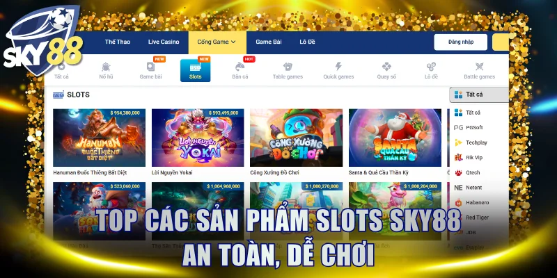 Danh mục sản phẩm nổ hũ uy tín, dễ chơi