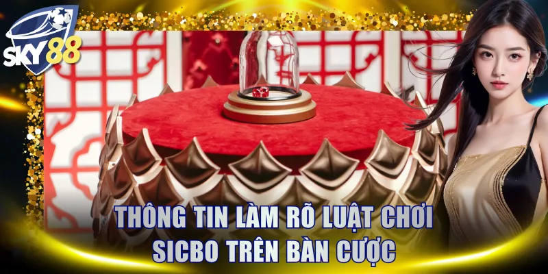 Thông tin làm rõ luật chơi Sicbo trên bàn cược